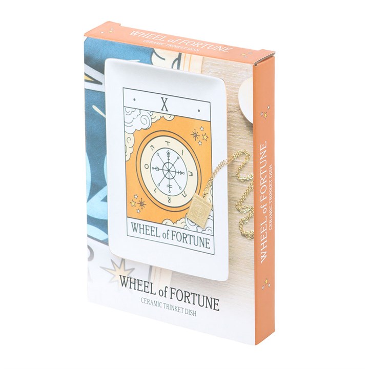 The Wheel of Fortune Vintage Tarot Trinket Dish