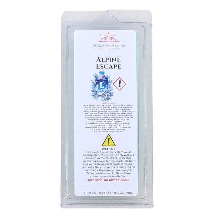 Alpine Escape 50g Wax Melt Snap Bar