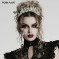 Punk Rave Gorgeous White Crystal Headband