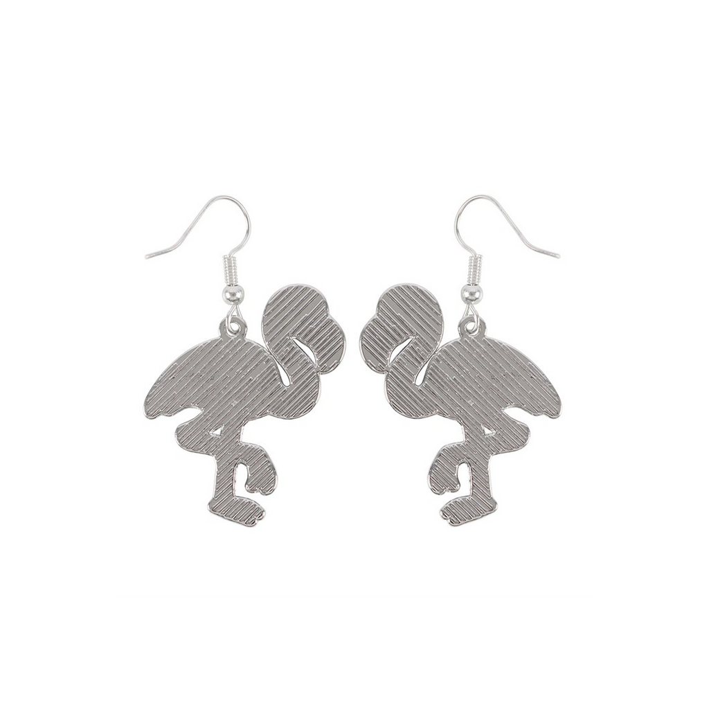 Flamin-goth Enamel Dangle Earrings