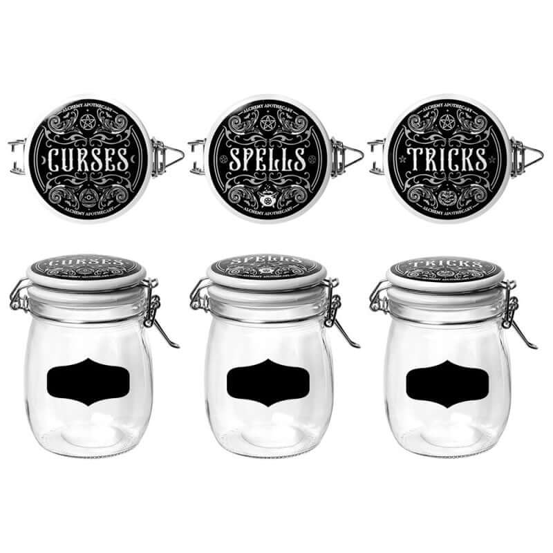 Alchemy Gothic Curses, Tricks & Spells Jars
