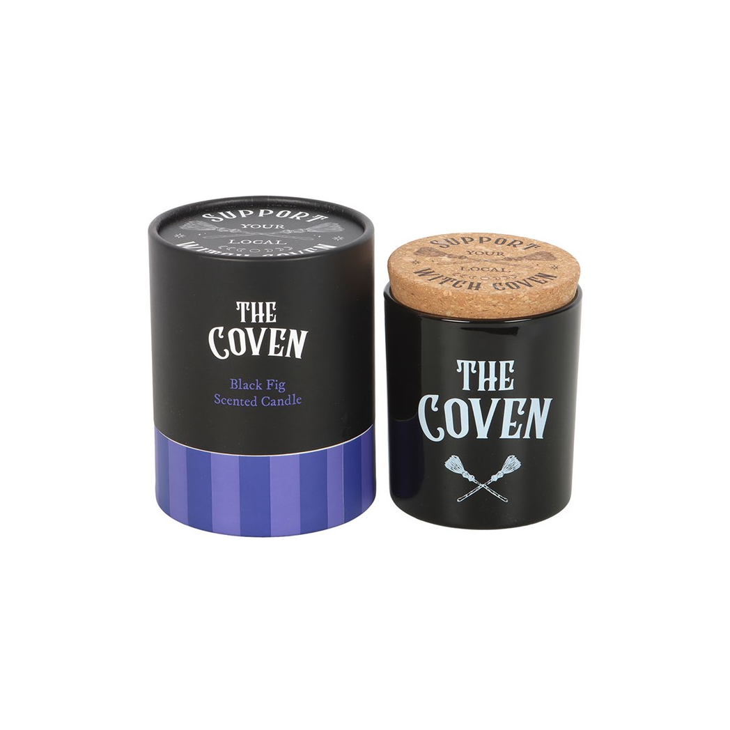 The Coven Black Fig Scented Glass Candle