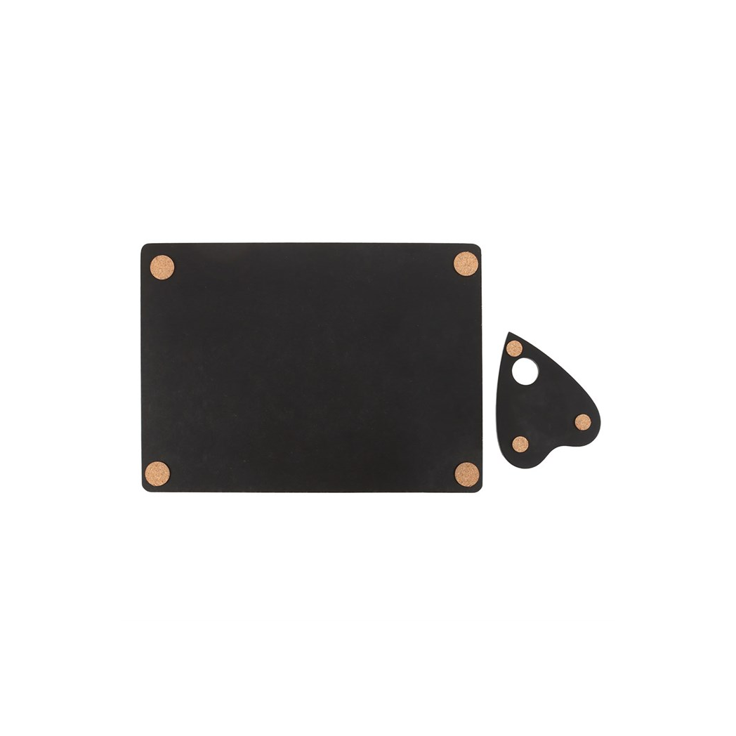 Black Talking Board Placemat and Coaster Set