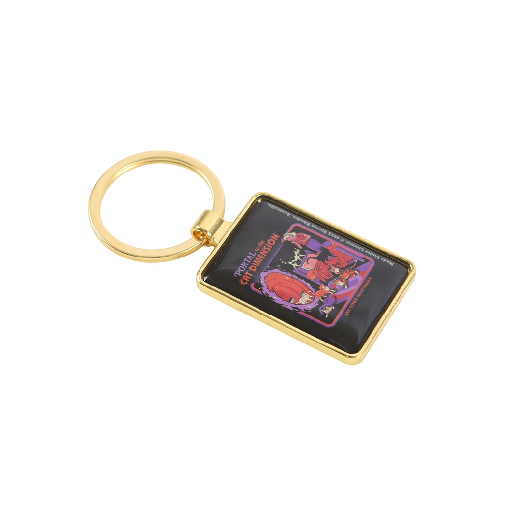 The Cat Dimension Keyring by Steven Rhodes