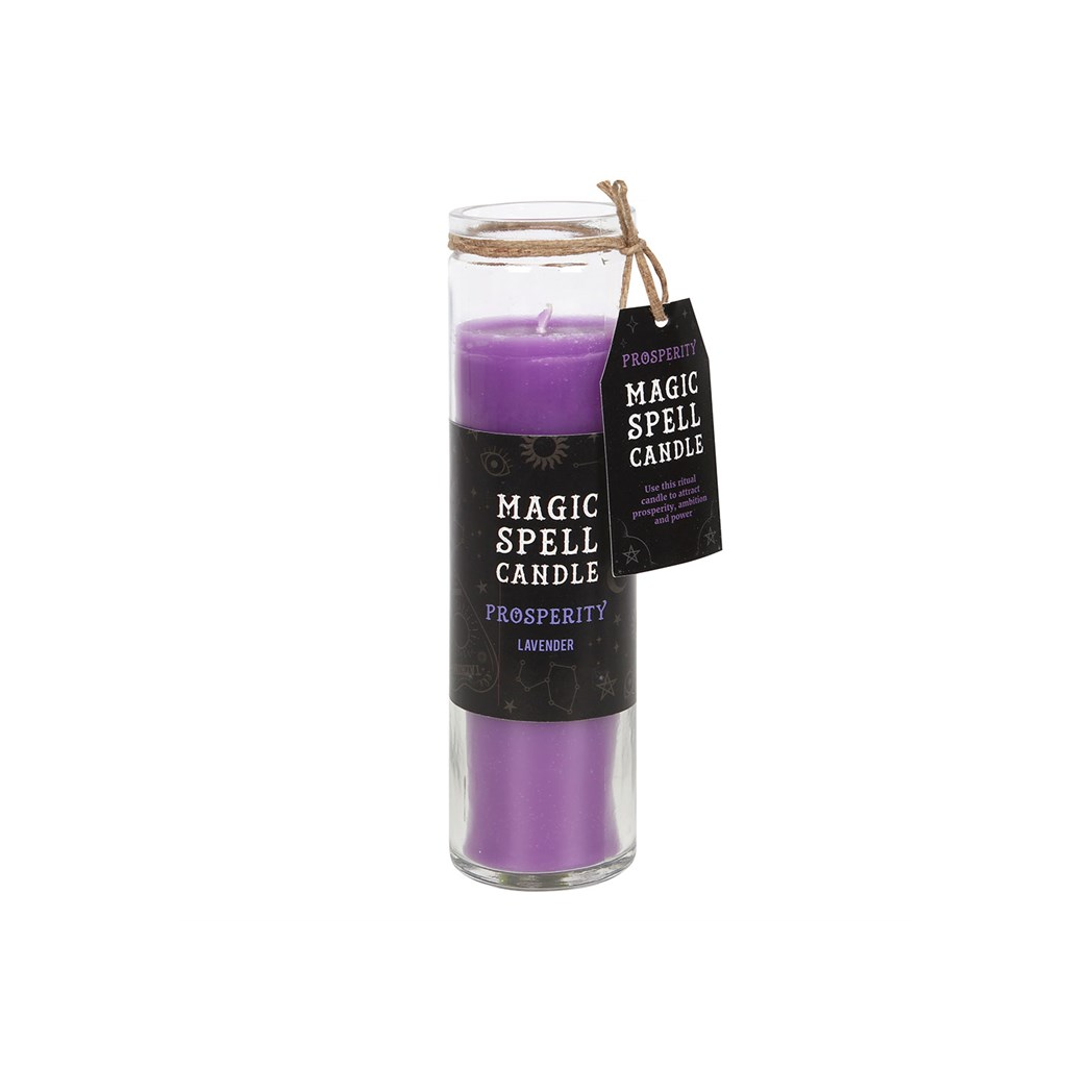 Prosperity Lavender Magic Spell Tube Candle