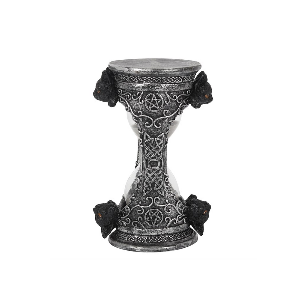 17cm Black Cat Hourglass Timer
