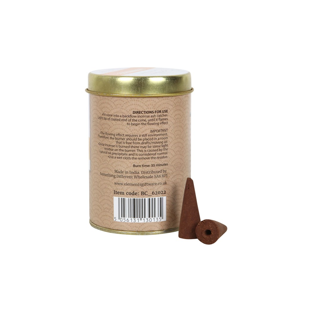 6 Tins of Elements Frankincense Jumbo Backflow Cones