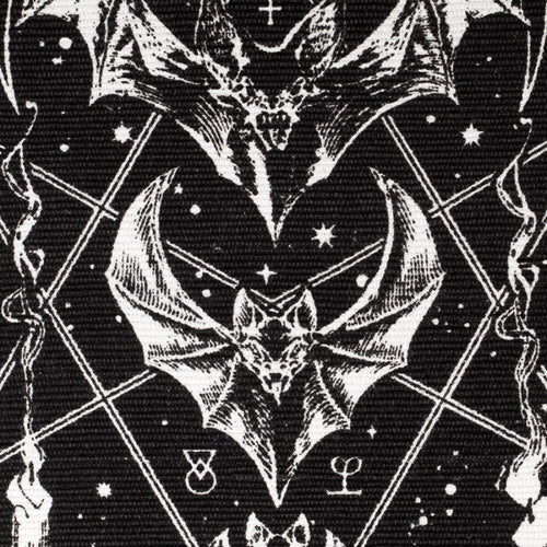 Bat Moon Phase Rug Gothic Cotton Wall Floor Decor