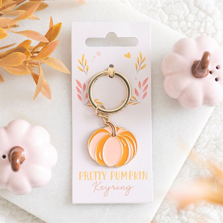 Pretty Pumpkin Keyring