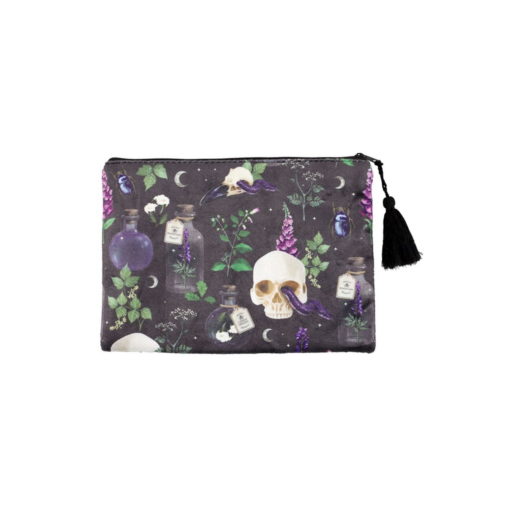 Venom & Vines Print Makeup Bag