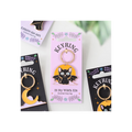 In My Witch Era Bat Cat and Moon Enamel Keyring
