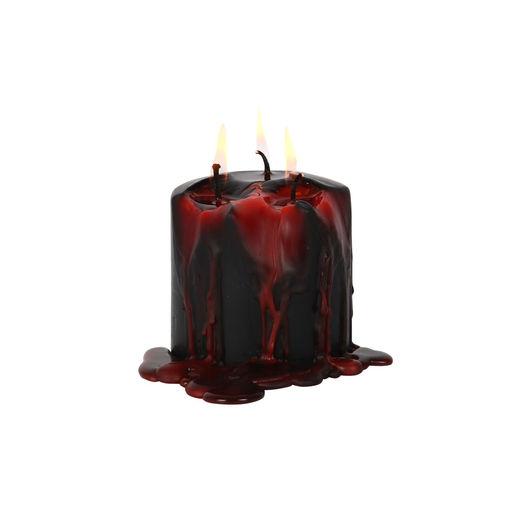 Small Vampire Blood Pillar Candle