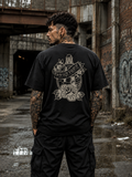 Lighthouse Tattoo Graphic Tee – Black