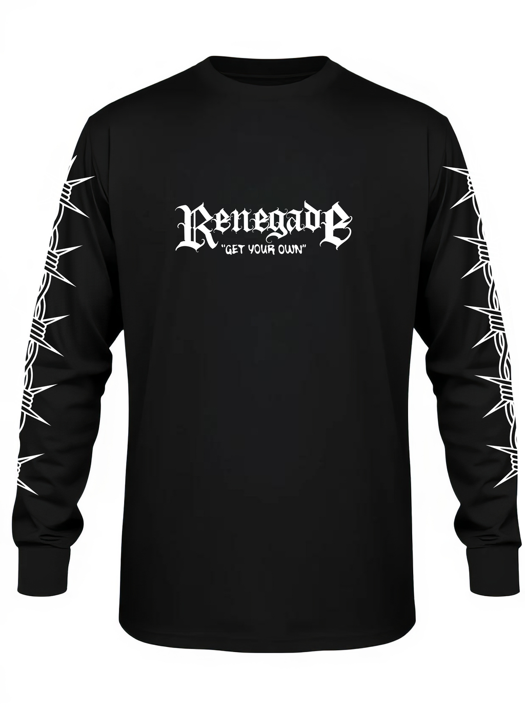 Trouble Tattoo Graphic Long Sleeve Tee