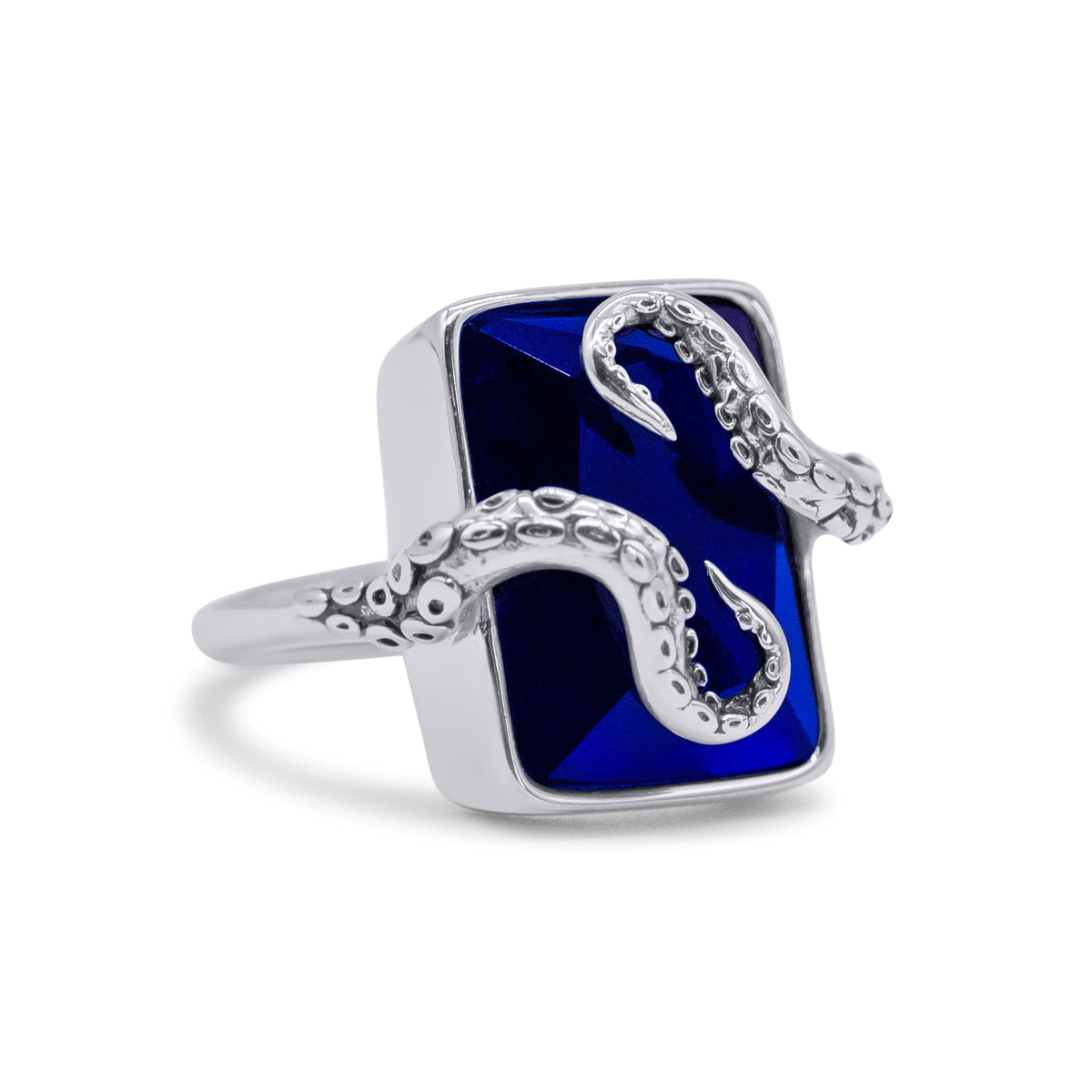 Kraken’s Embrace Blue Stone Ring
